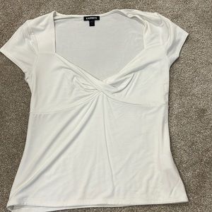 Express white twist top size m